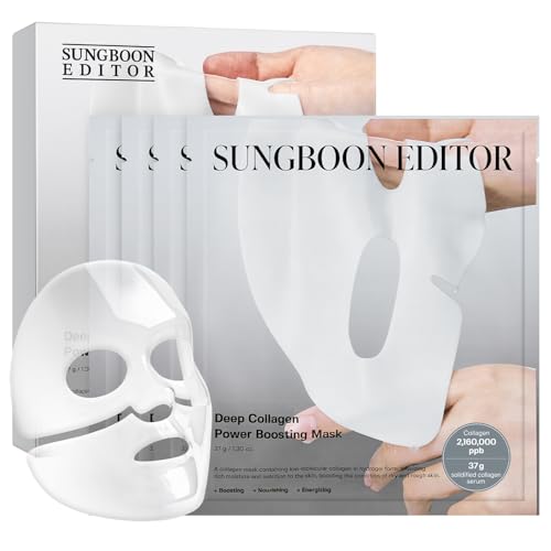 Korean Collagen Face Mask & Serum Duo for Radiance - Sensitive Skin Safe