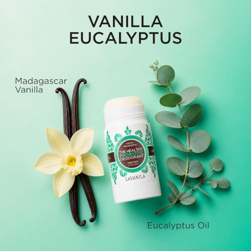 Aluminum-Free Deodorant for Women - Vanilla Eucalyptus 2-Pack