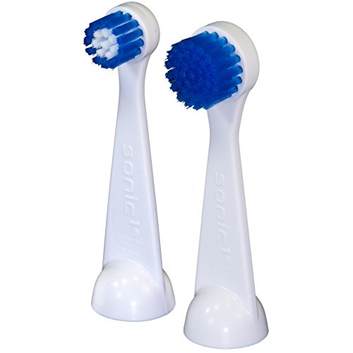 Electric Toothbrush Replacement Heads 2-Pack - Compact & Deluxe Fits All Cybersonic Models
