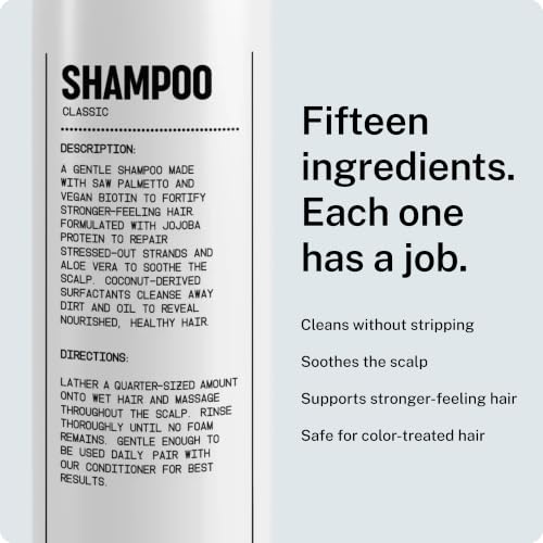 Blu Atlas Natural Men’s Shampoo - Sulfate-Free, Classic Scent, 8 oz - Variation of THIS listing
