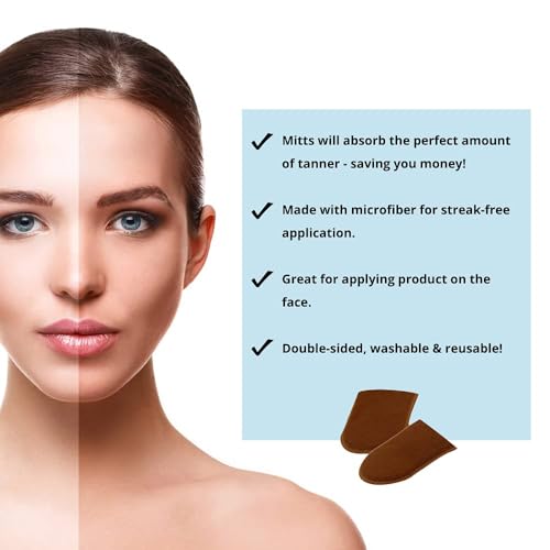 Tan Physics Self Tanner ? 11pc Sunless Tanning Kit with True Color Tanner, Exfoliation Gloves, Travel Bag & Bottle, Face & Body Mitts, Detail Applicator for a Flawless Glow