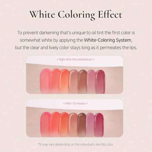 DINTO Blur-Jelly Plumping Lip Tint - Tinted Lip Plumpimg Gel Gloss, Long-Lasting, Moisturizing, Volumizing & Hydrating, Vegan & Cruelty-Free, K beauty (7 colors) (775 Woody Gel?e, 0.11 fl.oz.)