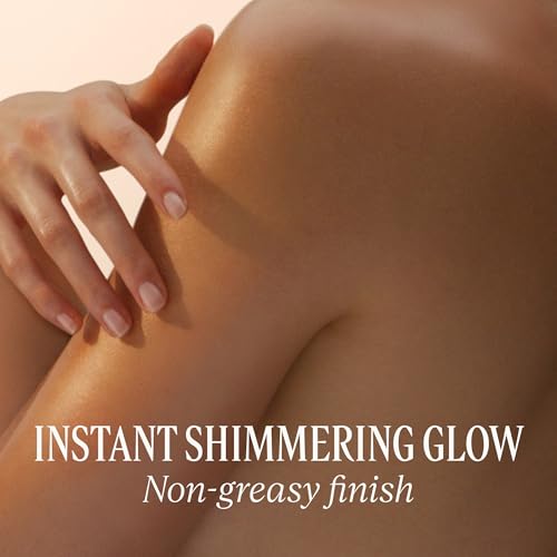 L'OCCITANE Almond Shimmering Body Oil - Fast-Absorbing, Vegan, Lightweight