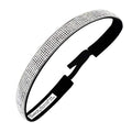 Sweaty Bands No-Slip Velvet-Lined Headband with Silver Bling for Women
