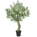 5 Ft Artificial Olive Tree - Realistic Indoor Faux Plant with Fruits