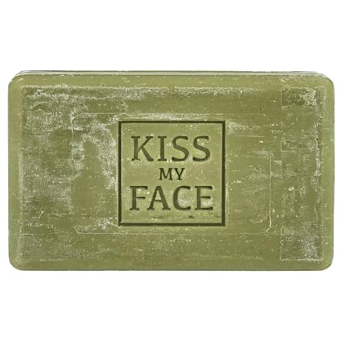 Kiss My Face Olive Oil & Lavender Bar Soap 8 Oz Pack of 6 - Deeply Moisturizing