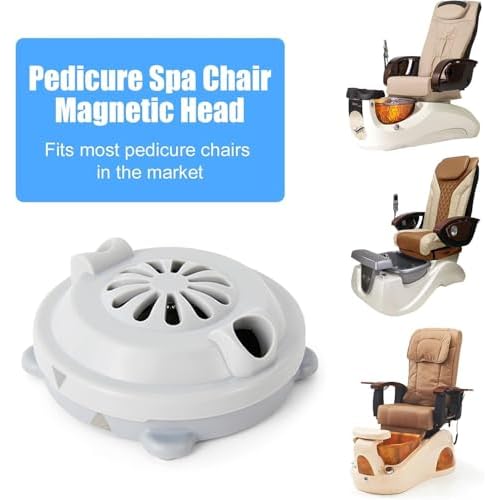 Pipeless Magnetic Jet Head Motor for Pedicure Chair Part Spa FootBasth Includes Propeller and Cap