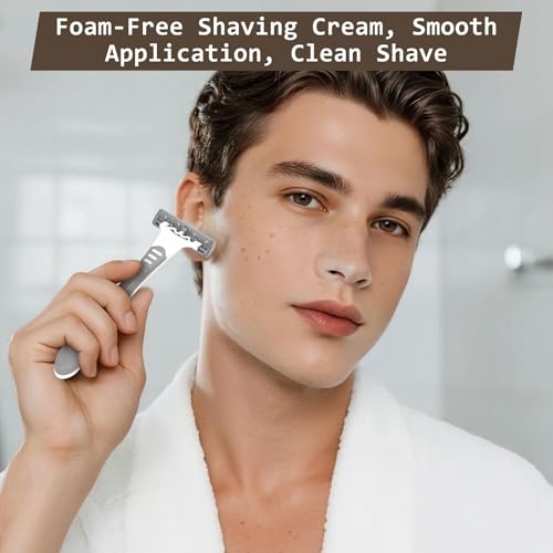 Disposable Razors Bulk, Razors Individually Wrapped Bulk, Travel Razors Bulk With 10g Shaving Cream For Hotels, Shelters, Homeless, Nursing Homes, Charities, Churches (Gray,100-PACK)