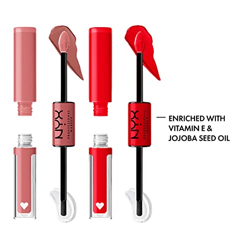 Long-Lasting Lipstick & Lip Gloss Set - High Shine, 16-Hour Wear