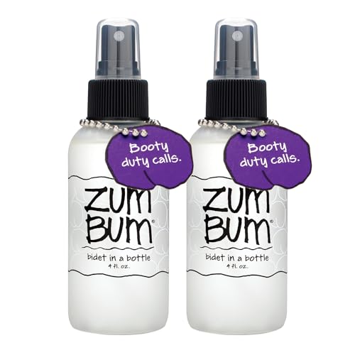 Portable Bidet Spray in a Bottle - 4 fl oz Pack of 2 for Travel & Freshening