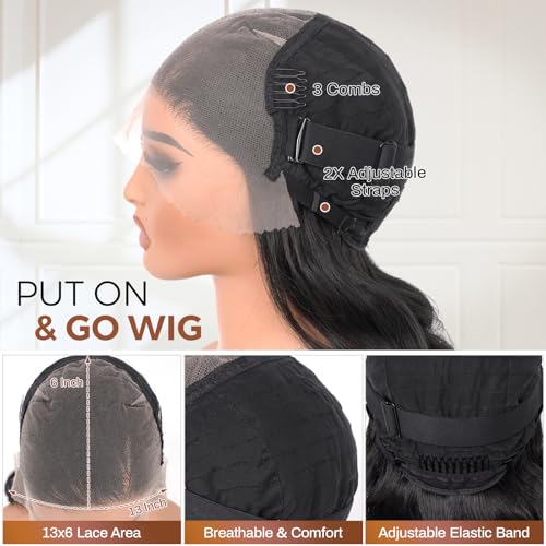 24 Inch Mixed Brown Synthetic Lace Front Wig for Black Women - Pre Plucked & Natural Look, 13x6 HD Lace, Long Straight Style Variation