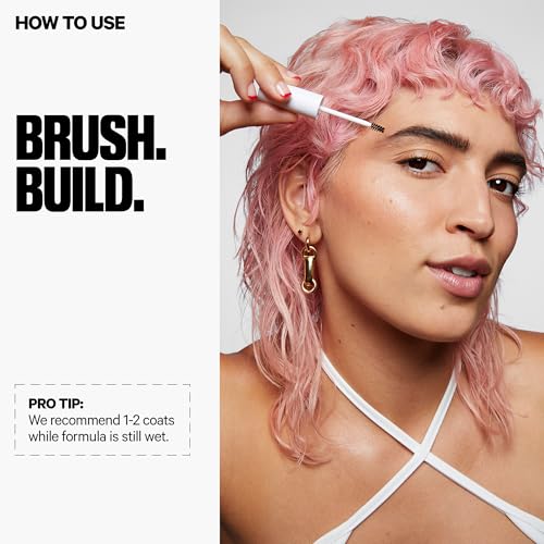 Milk Makeup KUSH Fiber Brow Gel - Herb - Medium Brown, Fluffy & Full