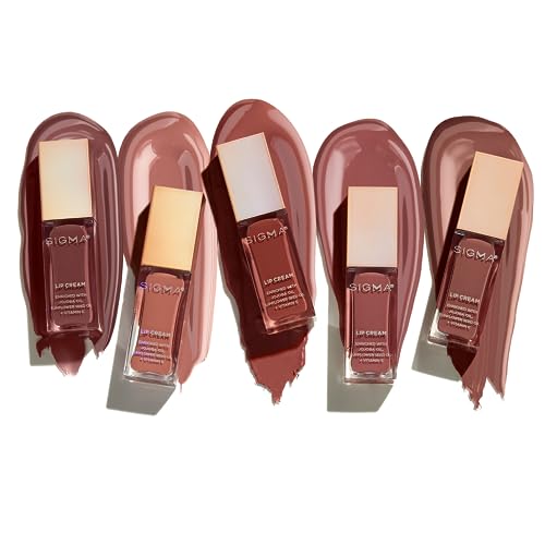 Sigma Beauty Lip Cream ? Professional Liquid Lipstick Cream with an Ultra-Hydrating Formula and a Lustrous, Creamy Finish - Long Lasting, Lightweight & Non-Sticky Lip Creme (Begonia)