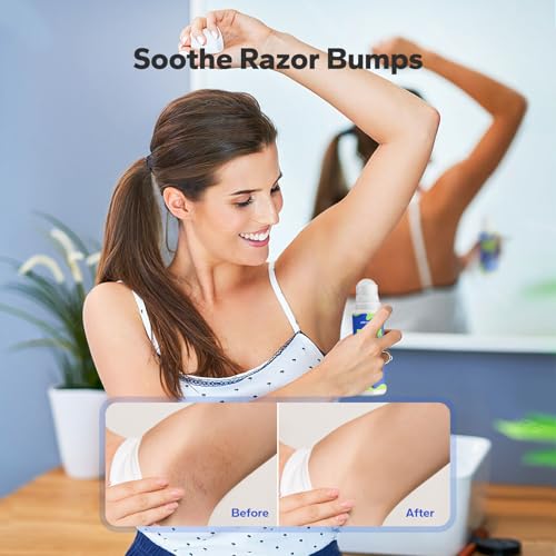 Razor Bump Stopper (3.38 Fl Oz), Ingrown Hair Treatment for Men & Women, Razor Burn Relief for Bikini Area, After Shave Lotion for Smooth, Bump-Free Skin