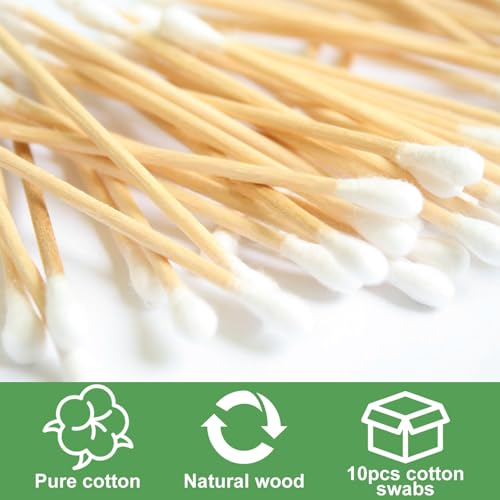 300 Cotton Swabs Pack of 300 Travel Size Individually Wrapped