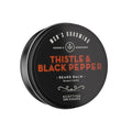 Scottish Fine Soaps Thistle & Black Pepper Collection, Luxury Men's Grooming Set with Woody Amber Fragrance, Soothing Milk Thistle Extract, 95ml Beard Balm