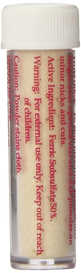 Infalab Nick Relief Styptic Powder - Hemostatic Powder for Minor Nicks (12 Pack)