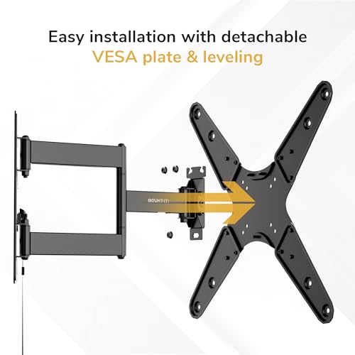 Mount-It! Lockable RV TV Mount 23-55 Inch 400x400 VESA Heavy Duty Up to 77 lb