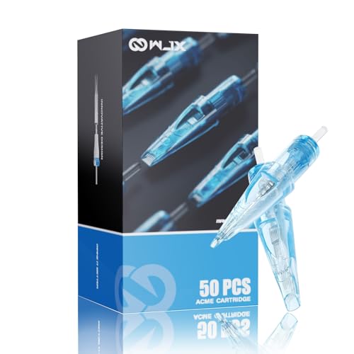 Tattoo Cartridge Needles Set #12 - 50 Mixed Sizes for Lining & Shading
