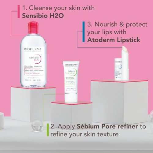 Bioderma - Sensibio - H2O Micellar Water - Makeup Remover Cleanser - Face Cleanser for Sensitive Skin