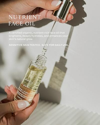 Face Oil Serum with Vitamin C & Apricot Oil - Brighten & Hydrate for Skin Care
