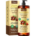 Yoken 32 fl oz Pure Organic Jojoba Carrier Oil - Unrefined, Cold Pressed, Moisturizer for Skin, Hair, Nails, & Massage - Pack of 1