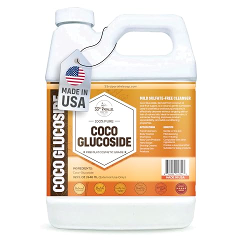 Natural Coconut-Based Surfactant for DIY Cleansers & Personal Care 32oz