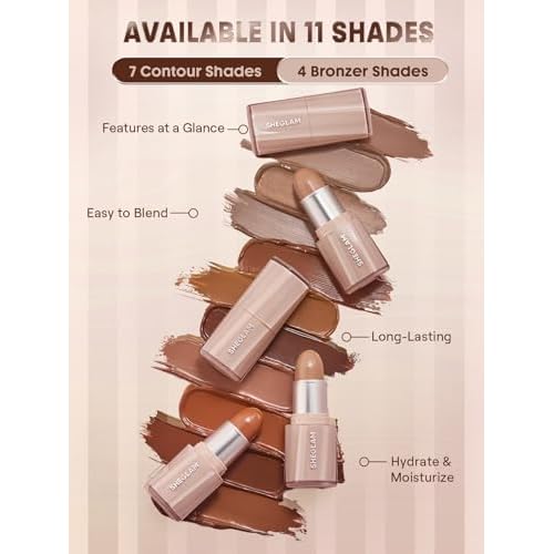 SHEGLAM Buttery Buff Contour & Bronzer Stick-Clay