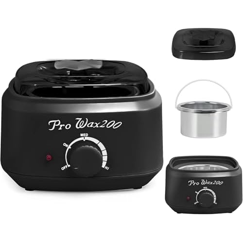 Professional Electric Wax Warmer Kit for Hair Removal, Hard Bikini, Strip Wax Beads, Paraffin, Full Body, Legs, Face, Eyebrows