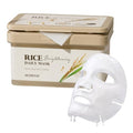 SKINFOOD Rice Daily Mask 30 Sheets - Korean Glass Skin Sheet Mask, Nourishing & Hydrating, Large Capacity