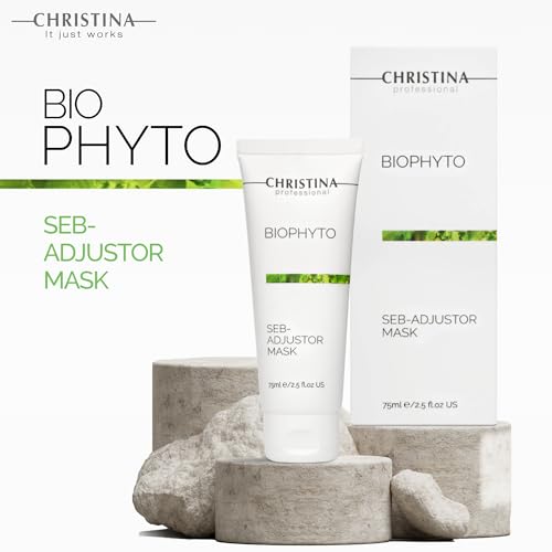 «¯«꫹«ƫ£?«Ê Christina Bio Phyto Seb-Adjustor Facial Mask with Moisture Complex | Face Masks Skincare Targets Acne, Blackheads, and Oiliness | Clears and Balances Skin | Suitable for All Skin Types 75ml