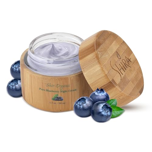 Blueberry Night Cream - Organic Hydrating Anti-Aging Moisturizer 50ml