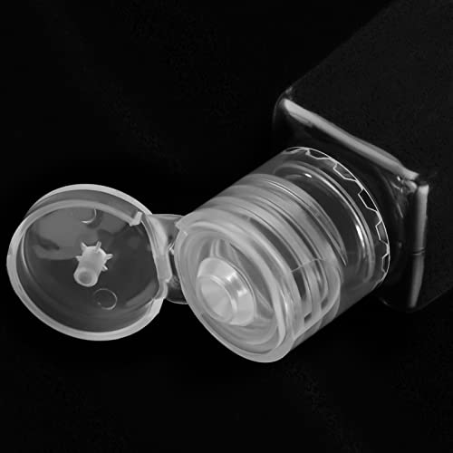 KEILEOHO 200 PCS Plastic Empty Bottles with Flip Cap, 1oz/30 ml Refillable Travel Size Bottles, Mini Plastic Empty Toiletry Bottles for Lotions, Creams, Shampoo and Toiletries