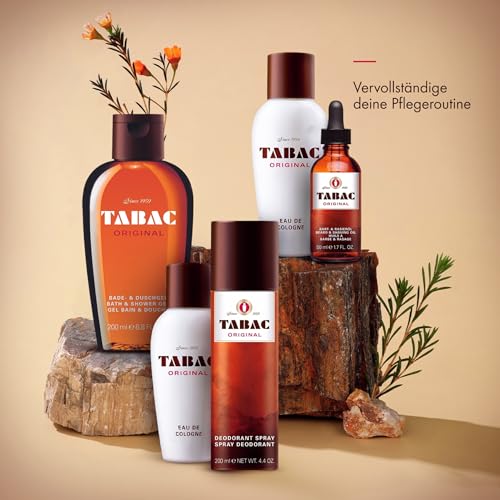 Maurer & Wirtz Tabac Original Eau De Cologne Splash 10.1 Oz for Men - Pack of 1