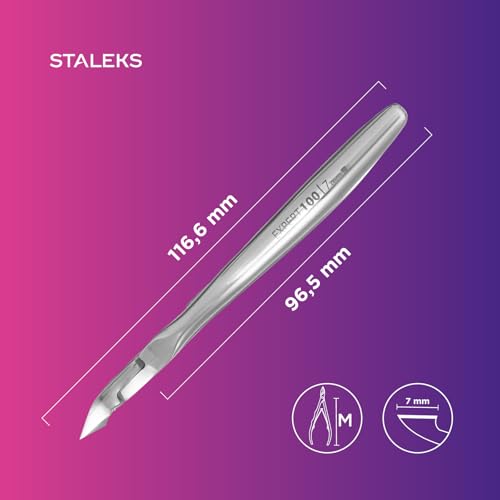 Professional 7 mm Cuticle Nippers for Manicure - Stainless Steel, Ergonomic Handle