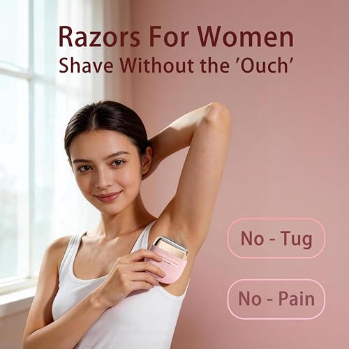 Rechargeable Women's Electric Razor Shaver Trimmer Travel Cordless Wet & Dry