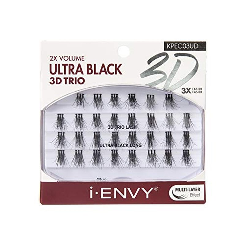 i?ENVY 3D Trio Ultra Black Long Lashes (3 Pack)