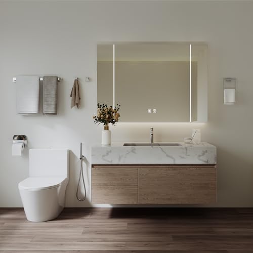15-Piece Brushed Nickel Bathroom Hardware Accessories Set - Includes Towel Bars & Toilet Paper Holder - Variation of THIS listing