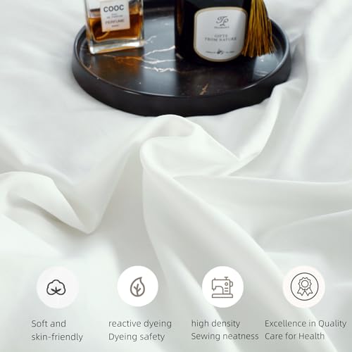 Premium Reusable Massage Table Sheets with Face Hole, Bed Cover Professional Massage Linens Fitted Wax Mat for Esthetician Bed, Stain and Wrinkle-Resistant, Machine Washable (White, 48 * 91 Inch)