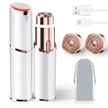 Facial Hair Removal for Women, Electric Rechargeable Painless Hair Remover for Face, Upper Lips, Chin, Peach Fuzz, with LED Light