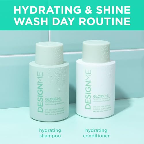 Design.ME GLOSS.ME Hydrating Conditioner 10 Fl Oz - Moisturizes & Adds Shine