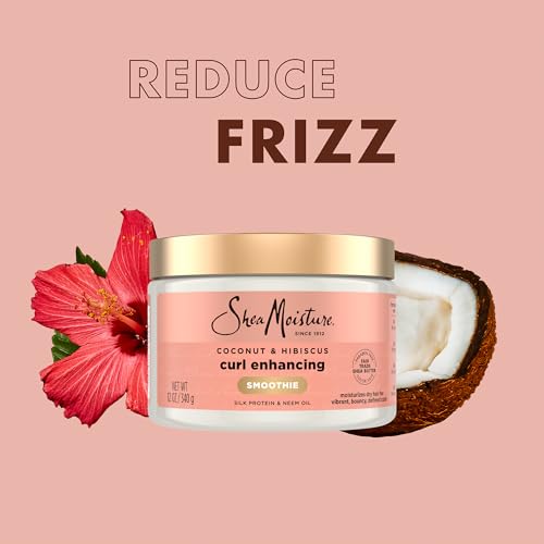 Shea Moisture Curl Enhancing Leave-In Conditioner & Repairing Hair Oil Set