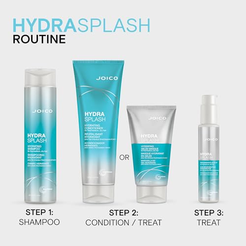 Joico HydraSplash Hydrating Gel?e Masque | For Fine, Medium, Dry Hair | Replenish Hydration | Boost Shine | With Sea Kelp & Coconut Water