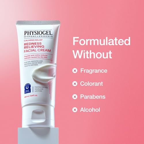 Physiogel Calming Relief Redness-Relieving Facial Cream - 3.4 Fl Oz - Sensitive Skin Care