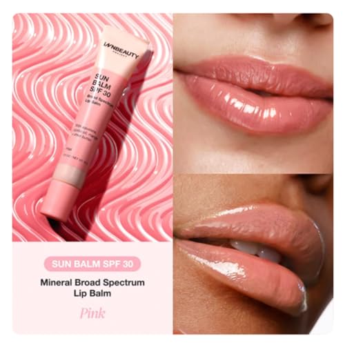 INNBEAUTY Project Sun Balm Mineral SPF 30 Lip Balm with Tint, Pink Shade, 0.6 OZ (17ml)