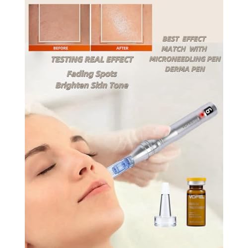 Vitamin C Serum for Face Hyaluronic Acid Serum Anti Aging Moisturizer 0.35 oz 4 Vials Facial Serums BB Glow Starter Kit (4pc new vc kit)