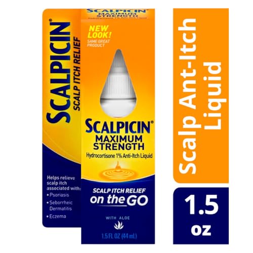 Scalpicin Max Strength Scalp Itch Treatment, 1.5 oz(Pack of 3)