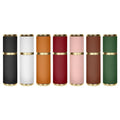 LUEXBOX 7 Pack Portable Perfume Bottle for Travel, Mini Refillable Perfume Dispenser, 5ml Faux Leather Leak Proof Perfume Atomizers Bottles Sprayer for Pocket Perfume