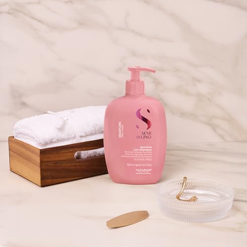 Alfaparf Milano Semi di Lino Moisturizing Shampoo for Dry & Color-Treated Hair 16.9 Fl Oz