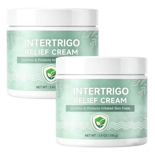 Skin Fold Barrier Cream, 2PCS Skin Fold Care & Chafing Support Cream, Fast-Drying Non-Greasy Formula for Friction-Prone Areas, 3.53 oz